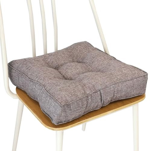 Outdoor Stuhlkissen 40x40cm/50x50cm/45x45cm Gartenkissen Auflagen Sitzkissen StühleSitzauflage für Indoor und Outdoor Polsterung Steppkissen/Bodenkissen(S9,40x40X9cm/16x16X3.5in)