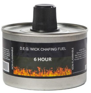 24x 6 Hour Quality Chafing Dish Fuel Tins with Wick Catering, Caterers Buffet