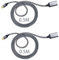 CESFONJER Cable Alargador USB 3.0, 2 pcs Cable Extension USB Tipo A Macho a A Hembra Alta Velocidad 5 Gbps, para Mouse,Teclado, Pendrive,TV,Concentrador,Impresora y Otros (50cm,gris)