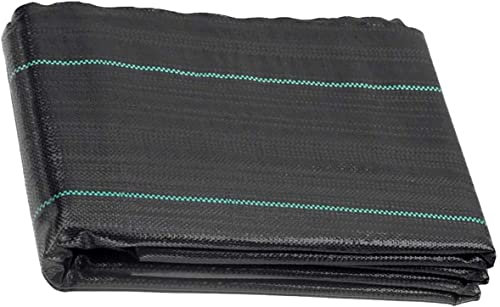 KAV Unkrautbekämpfung Membran Abdeckung und Pflanzen Absperrfolie für Bodenpflanzen - UV-stabilisiertes Gewebe für Gartenlaken, Terrassen, Blumenbeete, Landschaftsbau, Landschaft und Gehwege (1x10M)