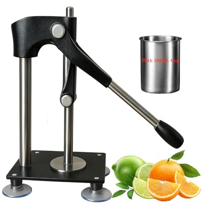Dsyisvia Black Heavy Duty Hand Juicer Press