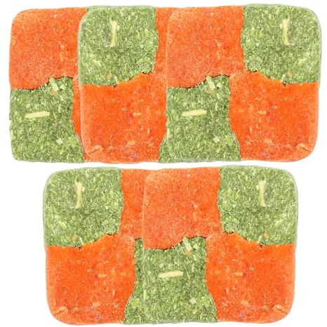 Mipcase 5 pièces Jouets à mâcher naturels pour Lapins et Petits Animaux friandises Herbe Riche en Fibres Snacks santé pour rongeurs et cochons sans additifs favorise la Dentition et la