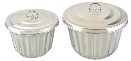 Wasserbadform 2 l - Silber - Klassisch - Backform - Baking Pan