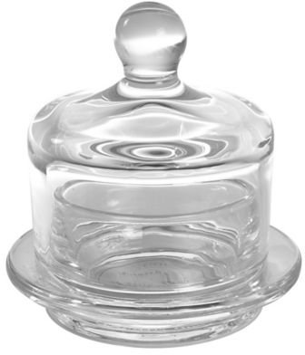 Artesa Mini Glass Serving Cloche Butter Dish by Lakeland