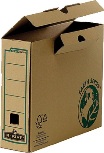 Bankers Box Earth Series - Caja de archivo definitivo, A4, lomo 80 mm, marrón, pack de 20 unidades