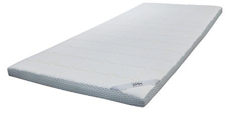 Mlily Ebitop Matratzenauflage, EBI - A1-80.7 Bezug-waschbar Viskose Topper, 200x80x7 cm weiß