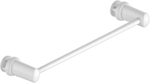 Handy Linear 375 - Porte-Serviette - Ne Trous Plus Les carrelage et ne Pas Utiliser la Colle Parce Que se Fixe Directement sur Le Ton Radiateur à Couches - Blanc - 1 pièce