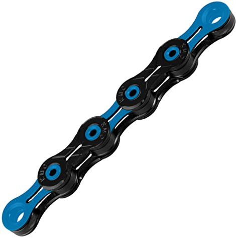 KMC Fahrradkette DLC 10, schwarz-blau, 1/2 x 11/128, 13010511
