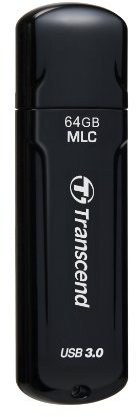 Transcend JetFlash 750 64GB USB 3.1 Gen 1 , High-Endurance MLC NAND Flash Portable Memory Stick for PC/Mac/Laptop-TS64GJF750K