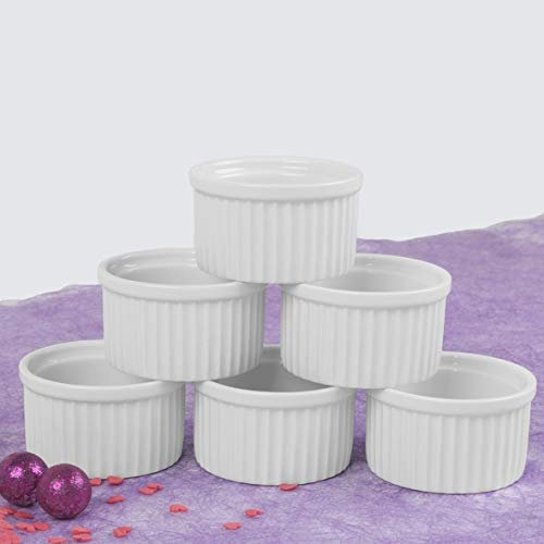 Holst Porcellana Ra 2036 pasticcini, Stampo per soufflé, e Ramequin 8 cm Bianco, 8 x 8 x 4.5 cm