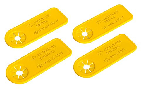 LAMPA 02490 Satz Reifenmarker gelb