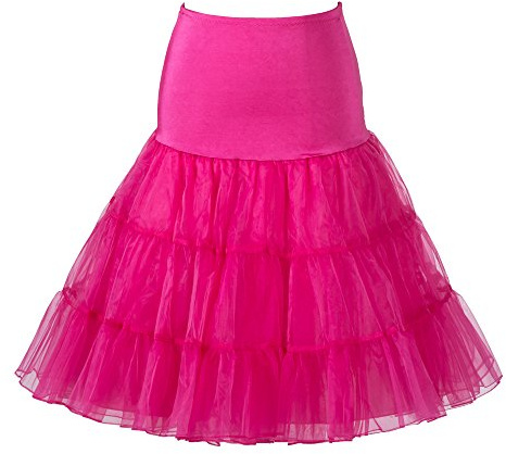 Boolavard® 50s Petticoat Vintage Retro Hoop Skirt Petticoat Underskirt for Wedding Bridal Petticoat Rockabilly Dress in Multiple Colors