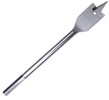 UK Drills - Machine Flat Bits - Hex Shank, Fully Hardened Hand Tool - to Be Used in Wood & Similar Materials Only - 1 x 40.0mm