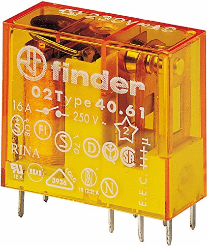 Finder 40.61.8.230.4000 Relais pour circuits imprimés 230 V/AC 16 A 1 inverseur (RT) 1 pc(s)