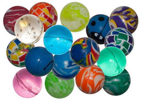 100 x Flummis Flummi Springball 32 mm Hüpfball Bouncing Ball Mitgebsel Tombola