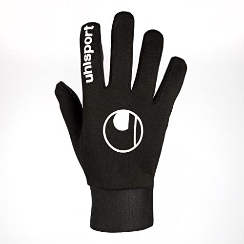 uhlsport Fußball Feldspielerhandschuhe - Feldspieler-Handschuhe für Herren, Damen, Kinder - Running Jogging Handschuhe mit Micro-Grip-Profil für warme und trockene Hände bei kaltem Wetter, 8