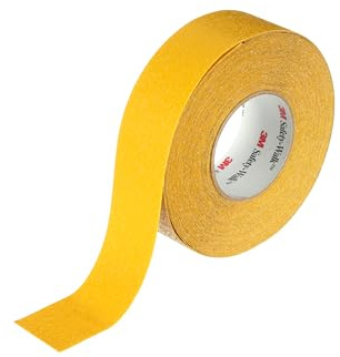 3M Safety-Walk Slip Resistant General Purpose Tape 600 Series, Yellow, 51 mm x 18.3 m