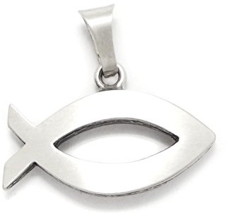 Nord-Form Ketten-Anhänger - Fisch 925/ Silber