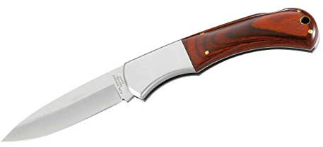 Herbertz Taschenmesser, rostfrei, Heftlänge 12 cm Messer, grau, M