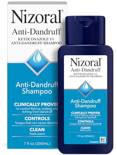 Nizoral Anti-Dandruff Shampoo with 1% Ketoconazole, Fresh Scent, 7 Fl Oz