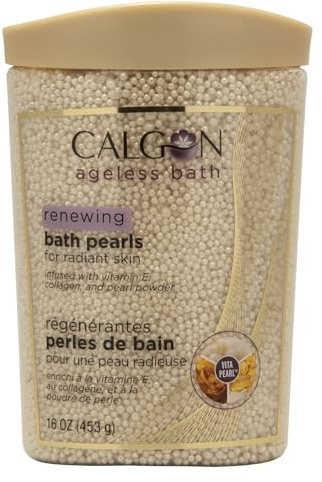 Calgon Ageless Bath Series Renewing Pearls, 16 oz.