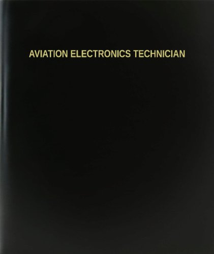 BookFactory Aviation Electronics Technician Log Book/Journal/Logbook - 120 Page, 8.5''x11'', Black Hardbound (XLog-120-7CS-A-L-Black(Aviation Electronics Technician Log Book))
