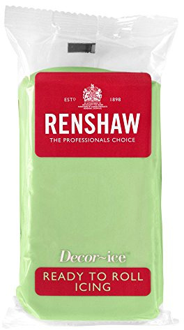 500g Renshaw Ready Roll Icing Fondant Cake Regalice Sugarpaste PASTEL GREEN