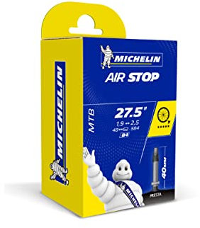 Michelin SCHLAUCH B4 AIRSTOP 27.5X1.9/2.5 PR40 , Schwarz