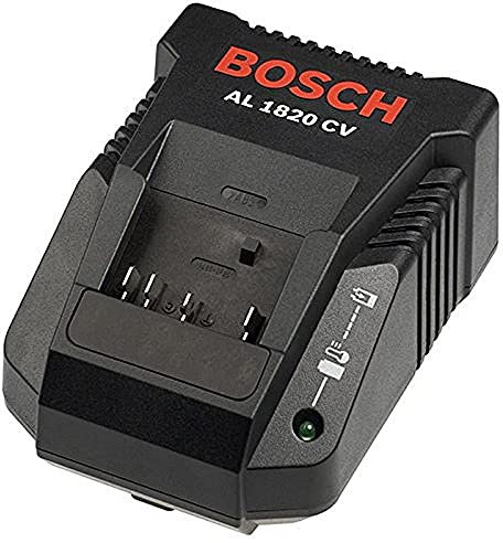 Bosch Professional Schnelladegerät AL 1820 CV (geeignet für 14,4-18 Volt Li-Ionen-Akkus von Bosch, Ladestrom 2 A) 2607225424 Schwarz