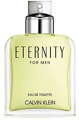 CALVIN KLEIN Eternity Eau de Toilette para hombres | Fragancia masculina con notas de mandarina, lavanda y madera de cedro | Fragancia duradera | 200 ml