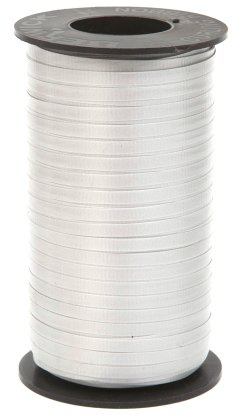 Berwick 1 20 Splendorette Crimped Curling Ribbon, 3/16-Inch Wide by 500-Yard Spool, Silver