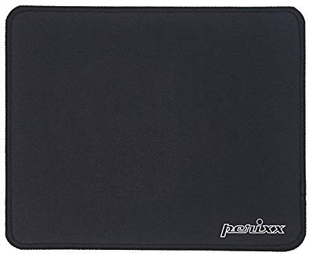 Perixx DX-1000L, Gaming Mauspad - Abmessung 320x270x2mm - Anti-Rutsch-Funktion durch gummierte Unterseite - Oberfläche aus besonders behandeltem Strukturgewebe - schwarz