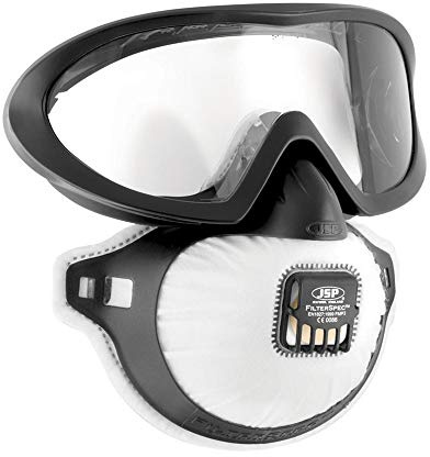 JSP Masque Filterspec Pro Noir avec filtres fmp3 Valve (AGE130-201-100)
