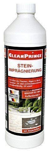 Cleanprince Impregnación de la Piedra 500ML Aceite a base Agua Resistente Repelente Al Musgo Algas Fleckstop Parada Mancha Steinimprägierung 0,5 Litros para Todos Absorbente Natural y Piedra,como