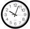 GOODS+GADGETS Reverse Running Wall Clock - Reverse Running East Frisian Clock (Reverse Running Clock)