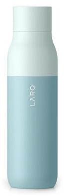 LARQ Twist Top 500ml – Isolierte Edelstahl-Trinkflasche | Thermoskanne, BPA-frei | Wiederverwendbare Wasserflasche für Camping, Büro und Reisen | Hält Getränke kalt und heiß, Seaside Mint