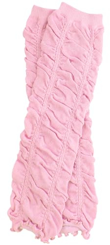 juDanzy Rouched baby leg warmers for girls, toddler, child (One Size (12 pounds to 10 years), Light Pink)