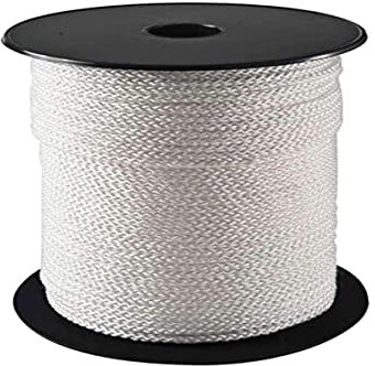 WERKA PRO - 04746 Tresse ø 4mm 100m poly PROpylène, Blanc, 8500080