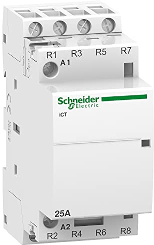 Contacteur iCT tétra - 25 A - 4 NF - 24 V CA 50 Hz - Auxiliarisable