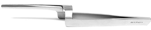 Dentalogixx Pinzette per carta articolata, TWEEZER, argento, classico, in acciaio inox