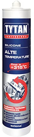 SILICONE TYTAN PROFESSIONAL ALTE TEMPERATURE COLORE NERO
