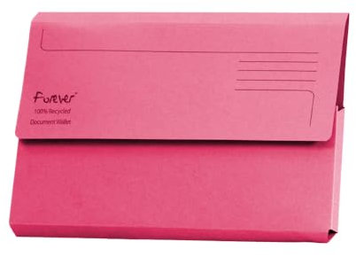 Forever Guildhall 211/5002 Bright Foolscap Manilla Wallet - Pink