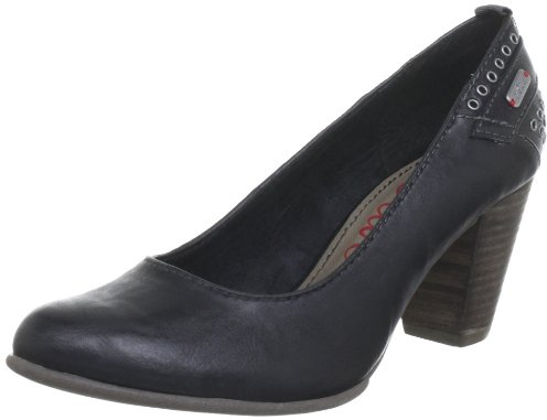 s.Oliver Women's Peeptoe Ballet Flats Peep Toe, Black 001, 6