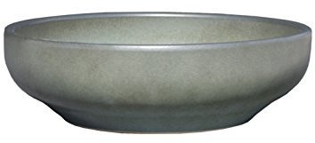 Hentschke Keramik Brunnenschale/Pflanzschale/Wasserschale Ø 45 x 15 cm, Tropic grün, 039.045.10 ohne Bodenloch