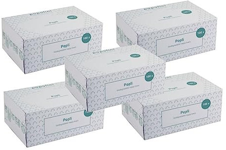 5x Popli Box Einweg-Windelvlies (500 Blatt)