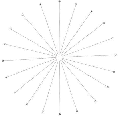 PandaHall 100 Stück Messing-Augennadeln Kopfnadeln Kugelkopfnadeln Ergebnisse Offene Augennadel für Ohrring Anhänger Schmuckherstellung Silber