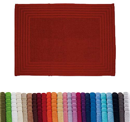 Barceló Hogar 05010010120 Alfombra de rizo americano, modelo Diamante, granate, 50 x 70 cm