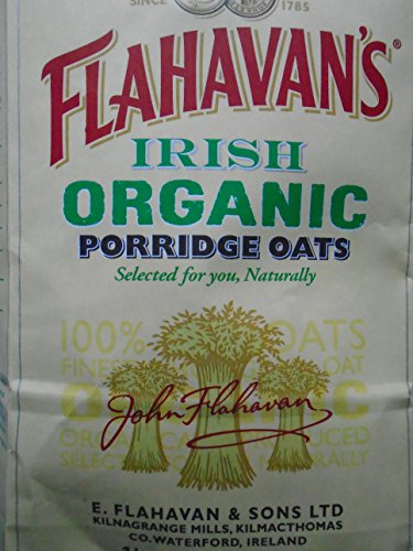 Flahavans Bouillie irlandaise bio d'avoine 1 kg (lot de 2)