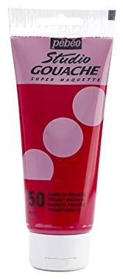 PEBEO - Studio Gouache 100 ml - Professionelle Gouache-Farbe, Magenta Primär
