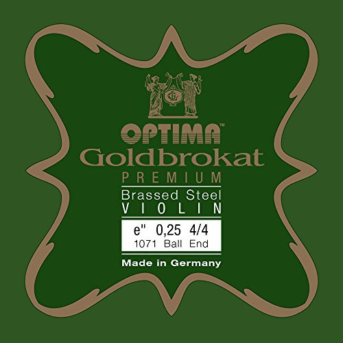 Optima Violinsträngar guldbrokad 1/16 E 0,28 K x-hård